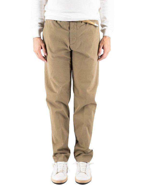 Greg Cotton Trousers Olive Green