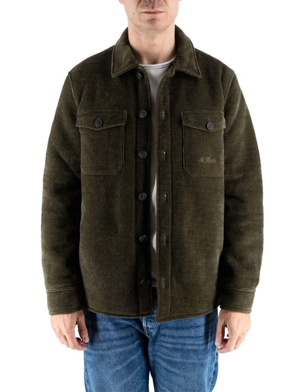 Giacca In Velluto Landeck Corduroy Verde