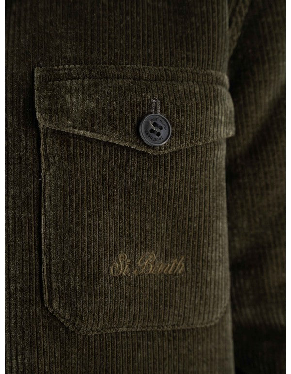 Giacca In Velluto Landeck Corduroy Verde