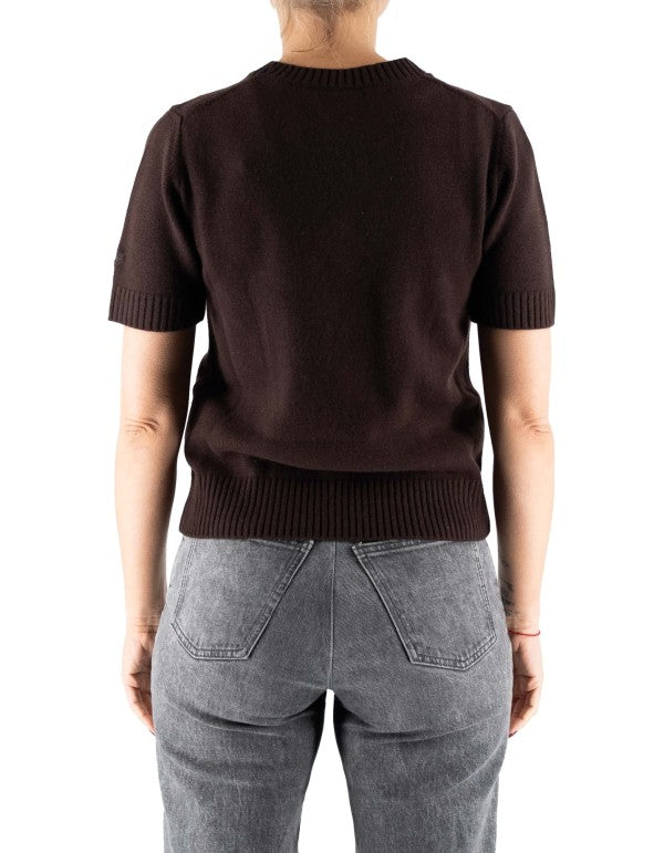 Lyra Sweater 100% Brown Wool
