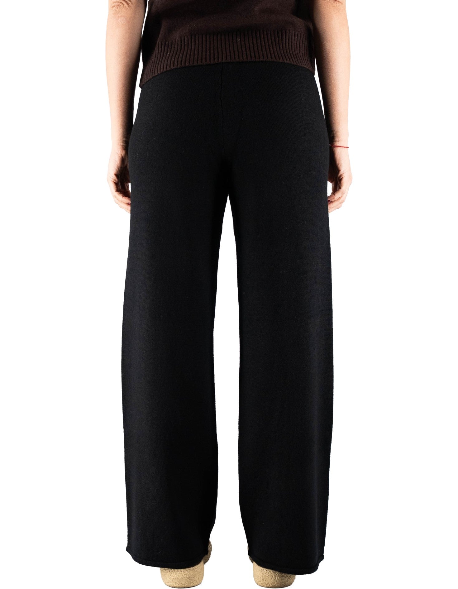 Pantalone Cambon Nero in 100% Lana