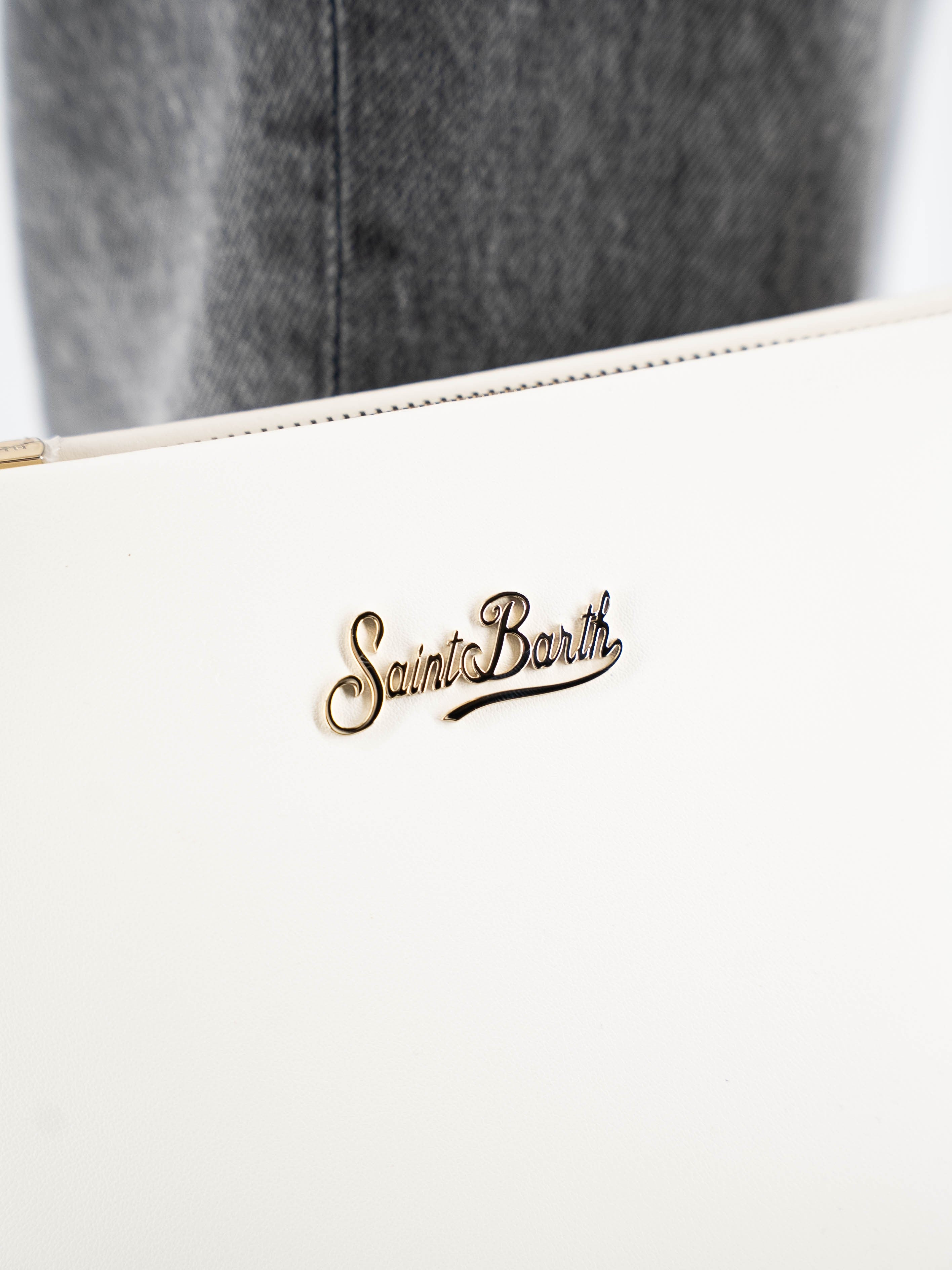 Aline bag In Vera Pelle Bianca