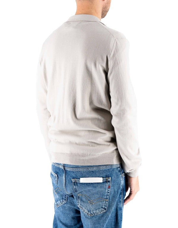 Malpasso Beige Lightweight Cardigan