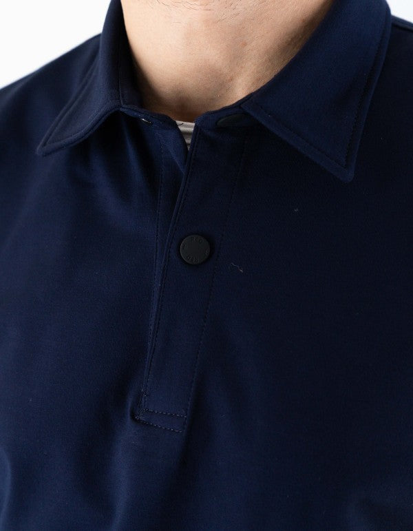 Polo Uomo Tinta Unita Blu