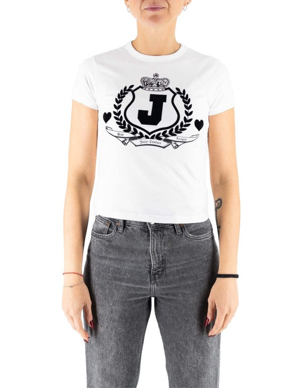 Juicy Crest Ringer Tshirt Cotton