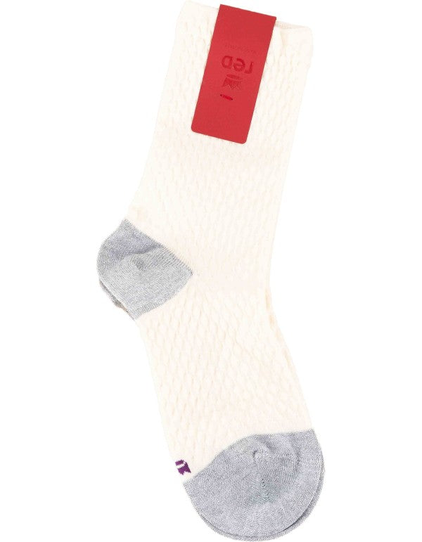 Women's Tartan + Embossed Milk Socks Kit