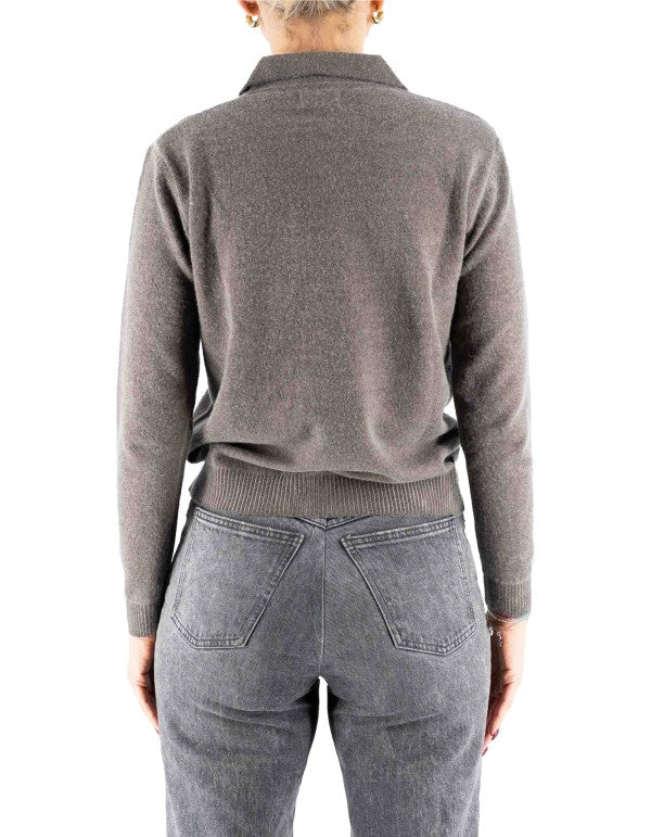 Polo In Maglia Inari Tortora