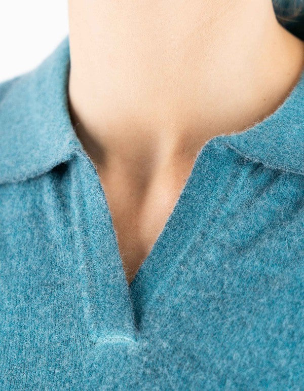 Polo In Maglia Inari Ottanio