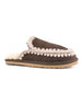 Slipper Full Eskimo Stitch Mocha