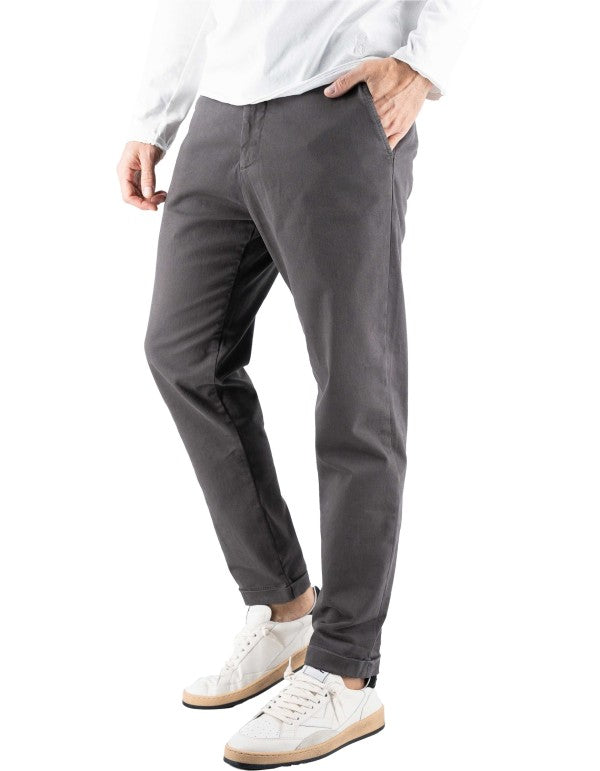 Classic Dark Grey Chino Trousers
