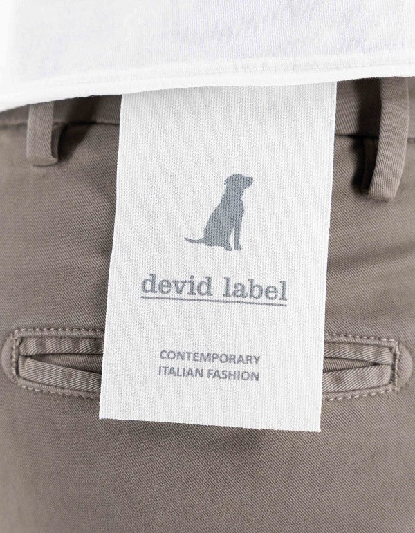 Pantalone Chino Classic Tortora Tortora