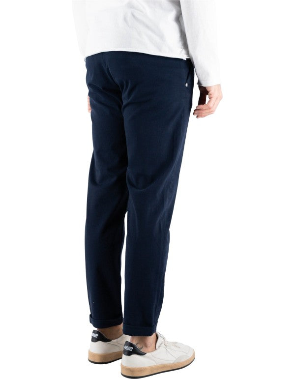 Classic Navy Blue Chino Trousers
