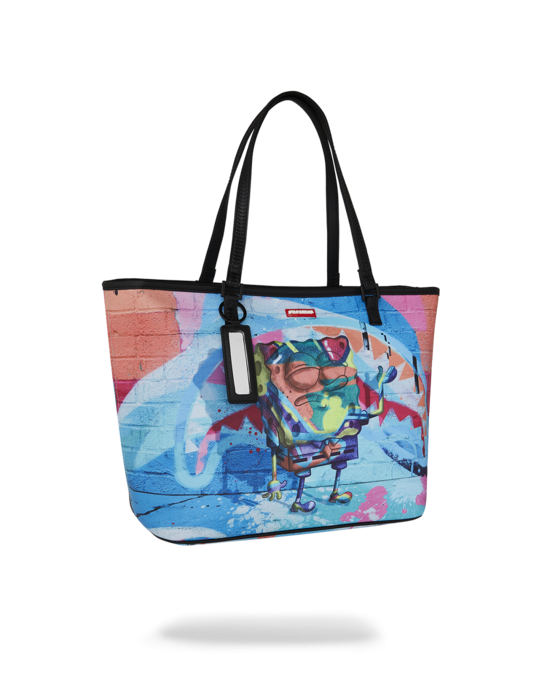 Painted Spongebob Tote