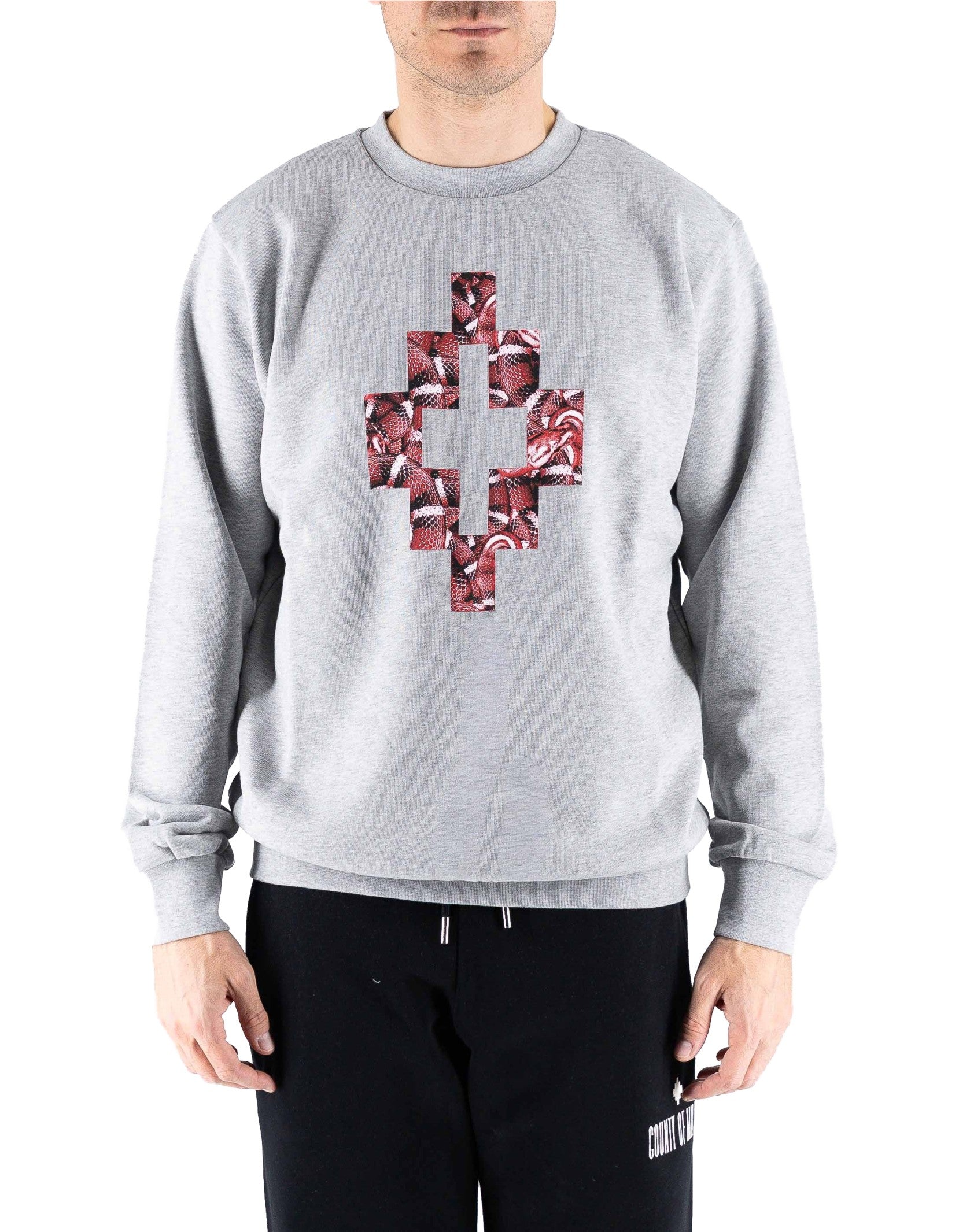 Grey Snake Crewneck Sweatshirt