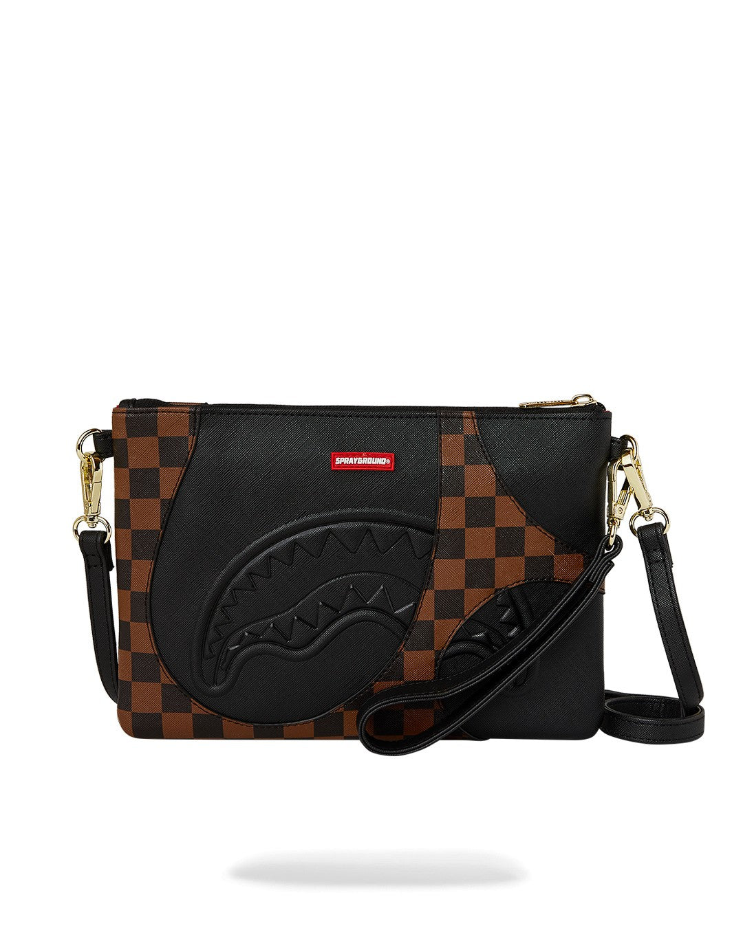 Jetstream Brown Crossover Clutch