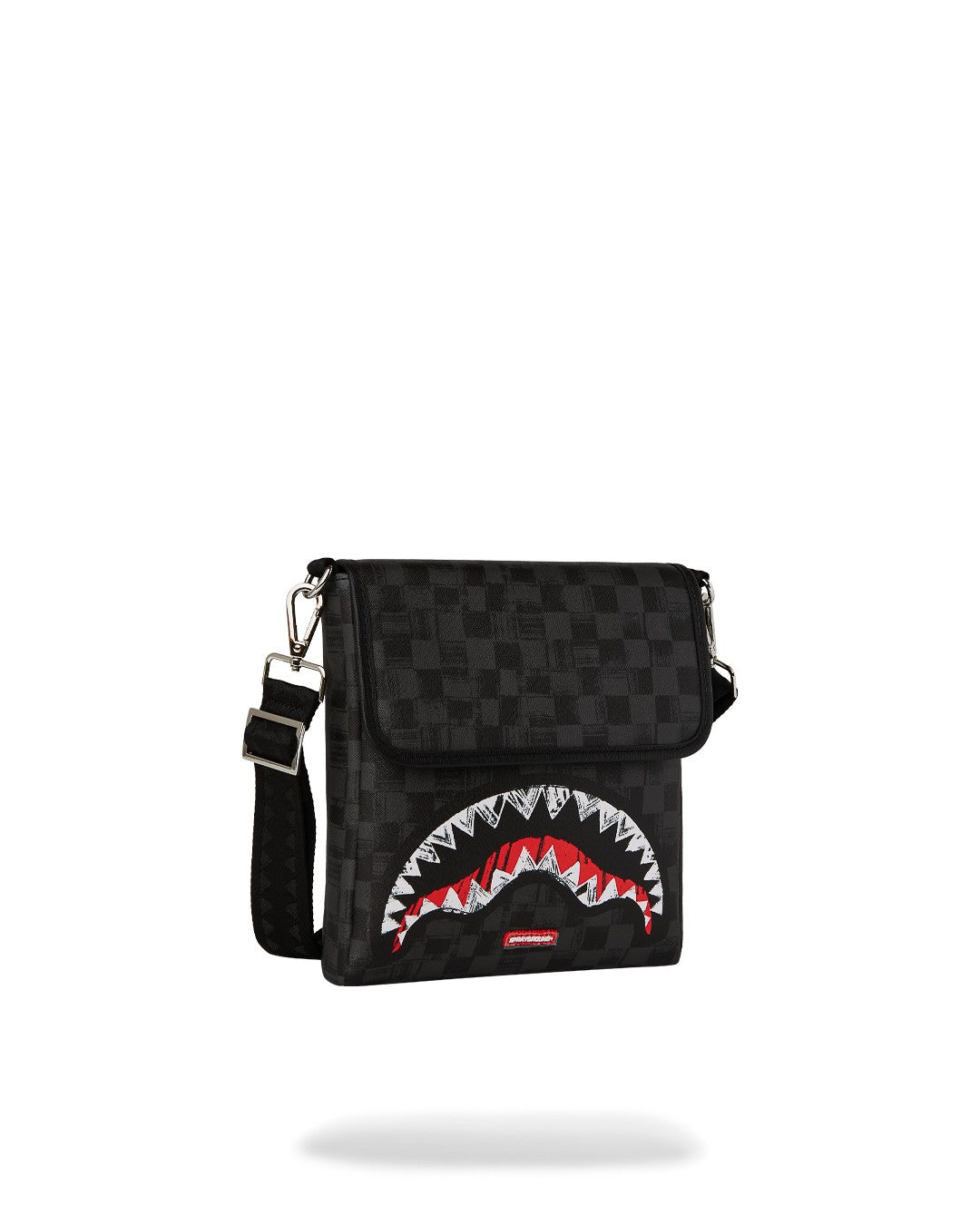 Scribble Shark Messenger Bag