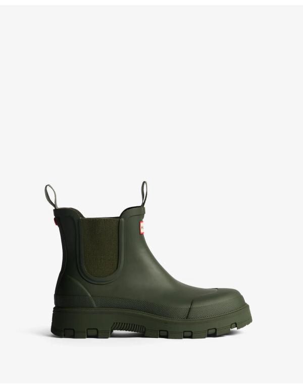 Unisex Elements Elastic Chelsea Boot Dark Olive