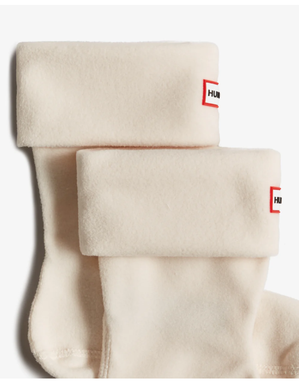 Fleece Short Boot Sock Hunter White