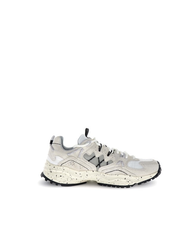 Sneaker Yamabushi Uni Suede/nylon Ripstop Cream-off White-black Beige