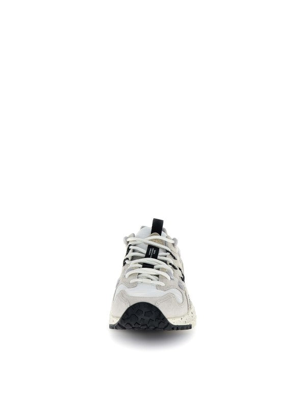 Sneaker Yamabushi Uni Suede/nylon Ripstop Cream-off White-black Beige
