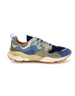 Yamano 3 Man Suede/nylon Navy-blue-khaki Bleu sneaker