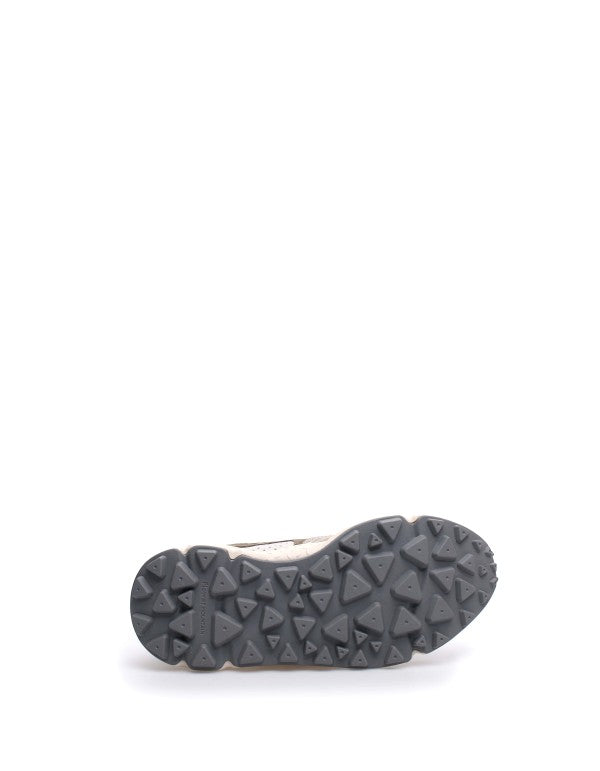 Yamano 3 Uni Suede/nylon Sneaker Off White-military-green White.