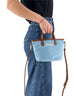 Borsetta City Bag Mini Nylon Azzurra 3118 Emb