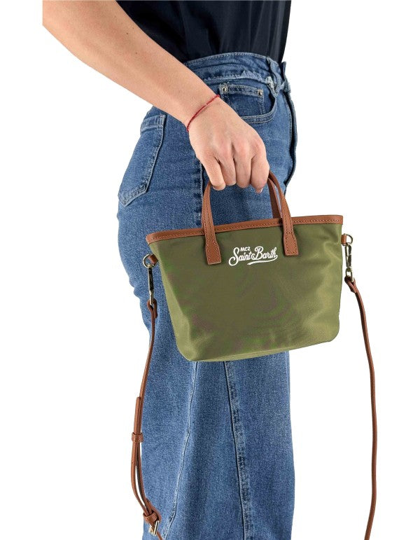 Borsetta City Bag Mini Nylon Verde 5218 Emb