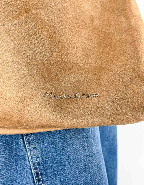 Borsa Sac Bag Frange Marrone Md607