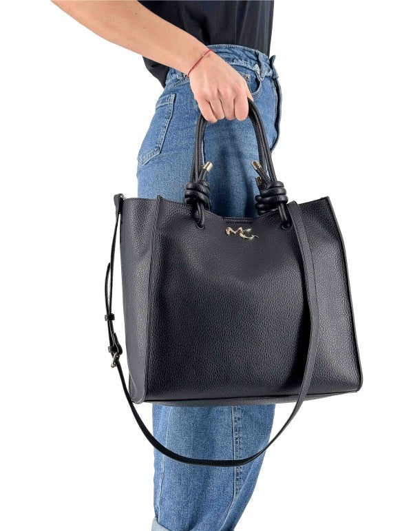 Borsa Tote Bag Nodi Nero Ma001
