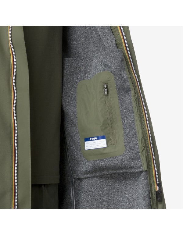 Trench Tommy Bonded Jersey Green Lichen