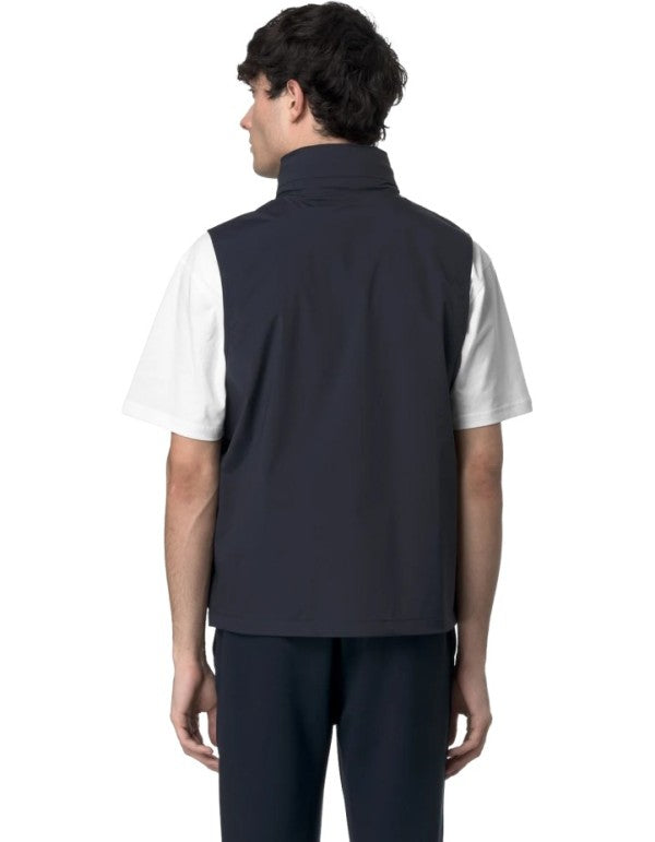 Gilet Valen Stretch Nylon Jersey Blue Depth