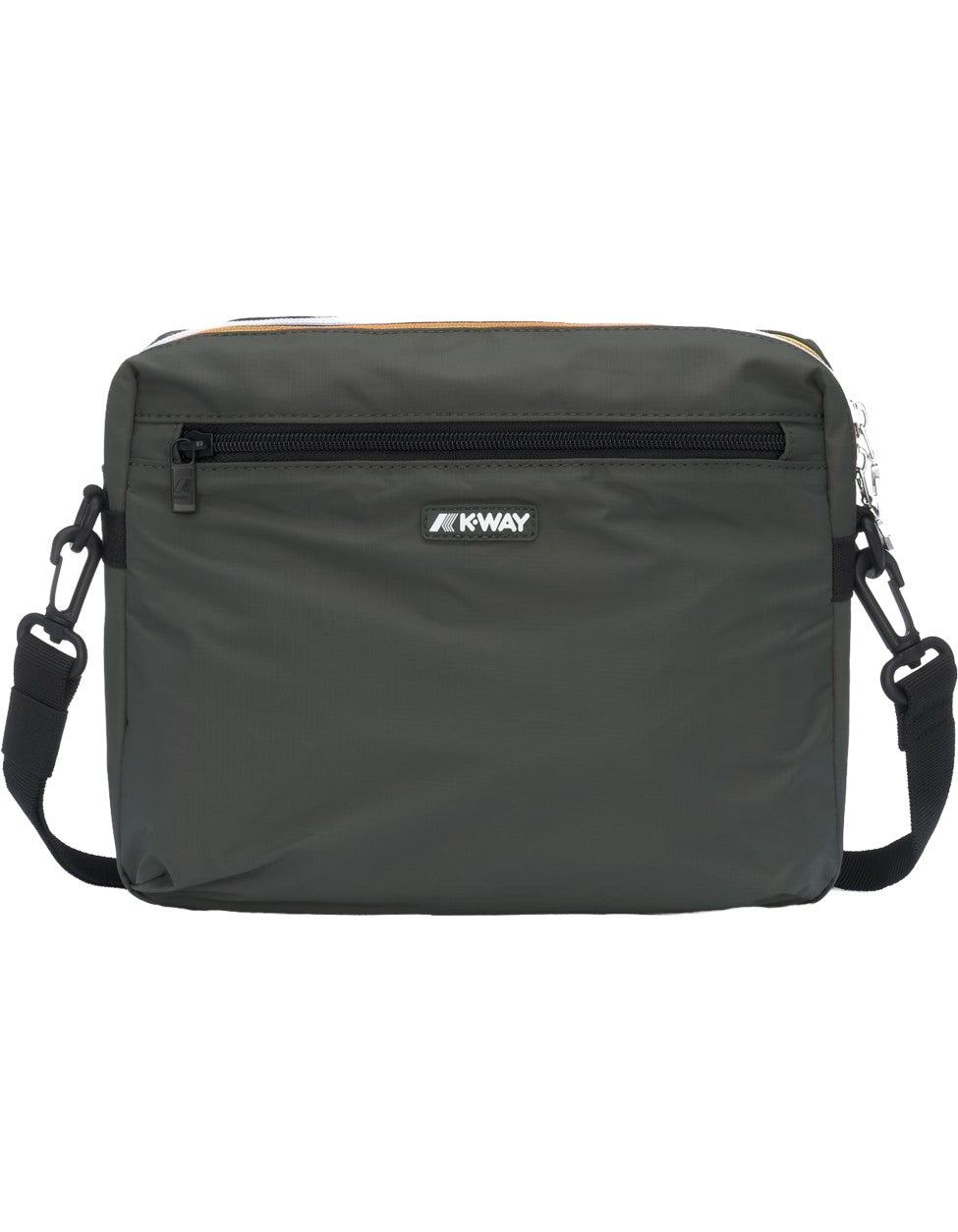 Moire Green Blackish Purse