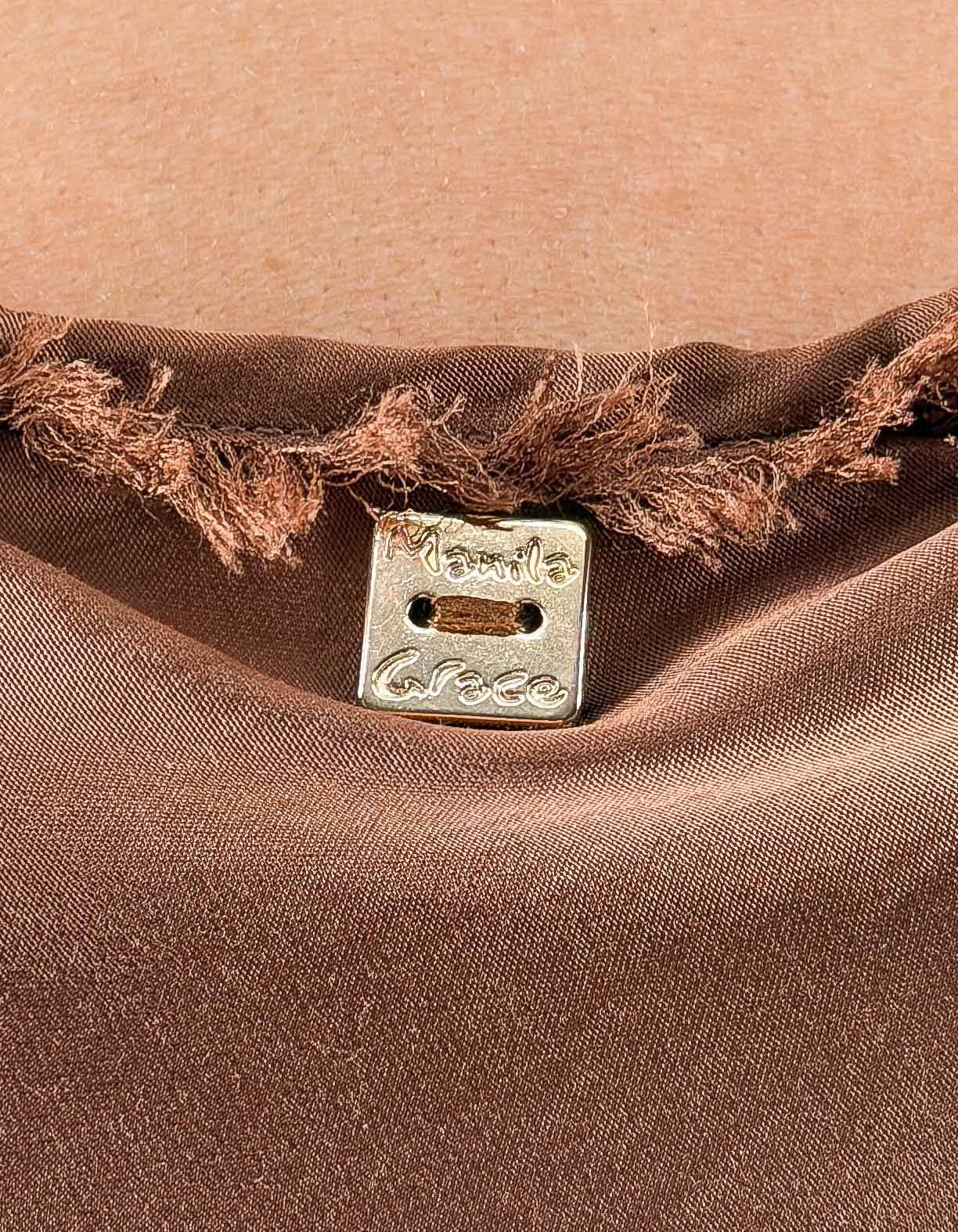 Cocoa Fringed Dress Ma143