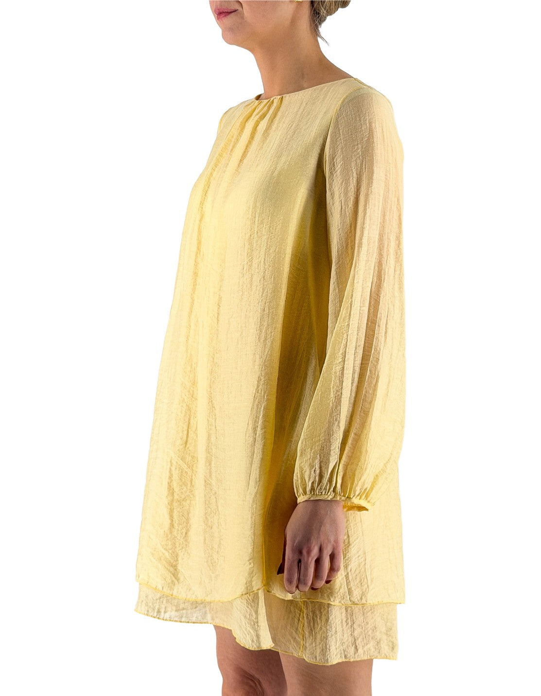 Abito Doppia Balza Limonata Ma658