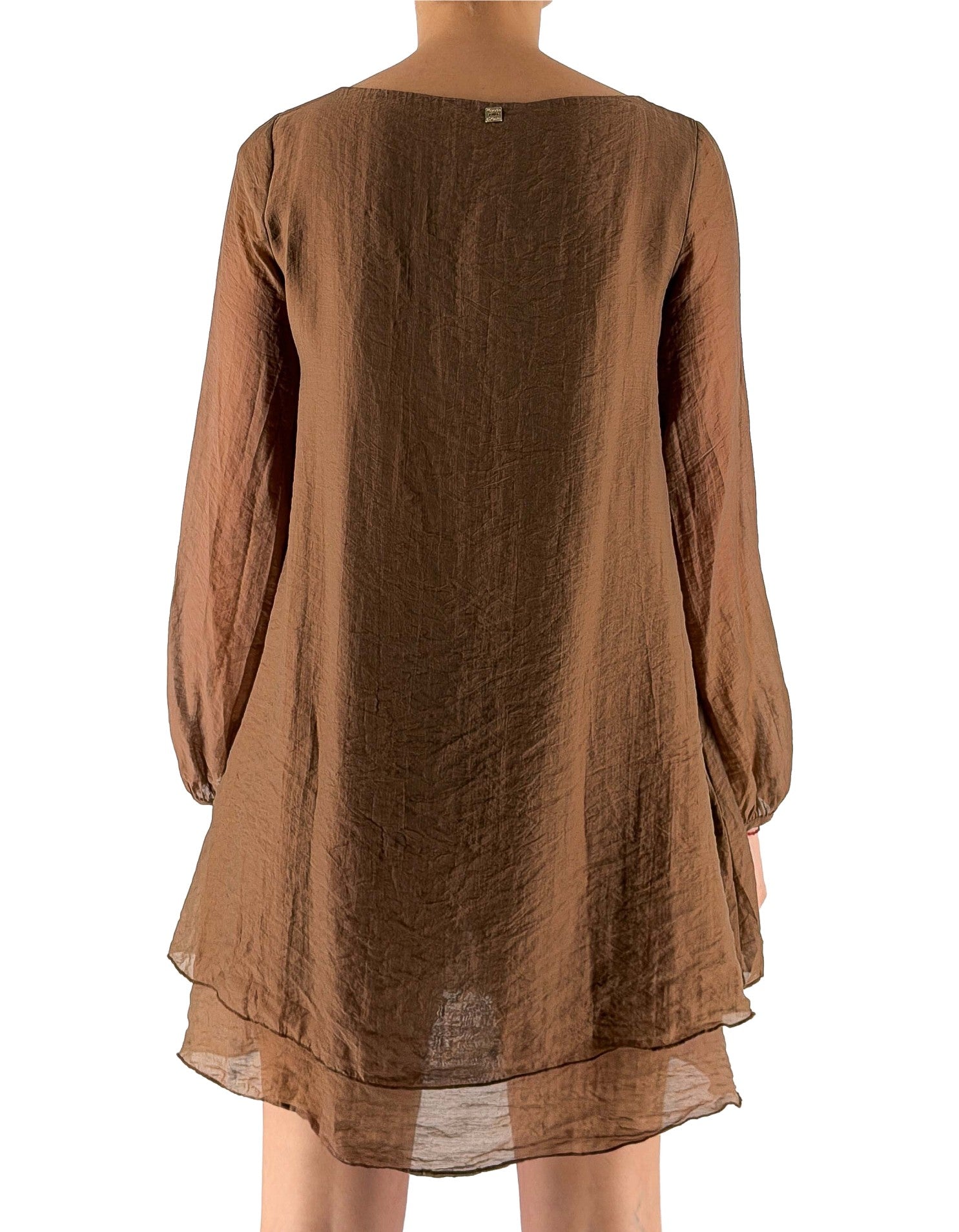 Cocoa Double Ruffle Dress Ma143