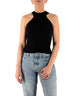 Black Turtleneck Tank Top Ma001