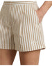 Shorts a Righe Amani Cotton Beige