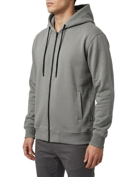 Gray Zip-Up Hoodie