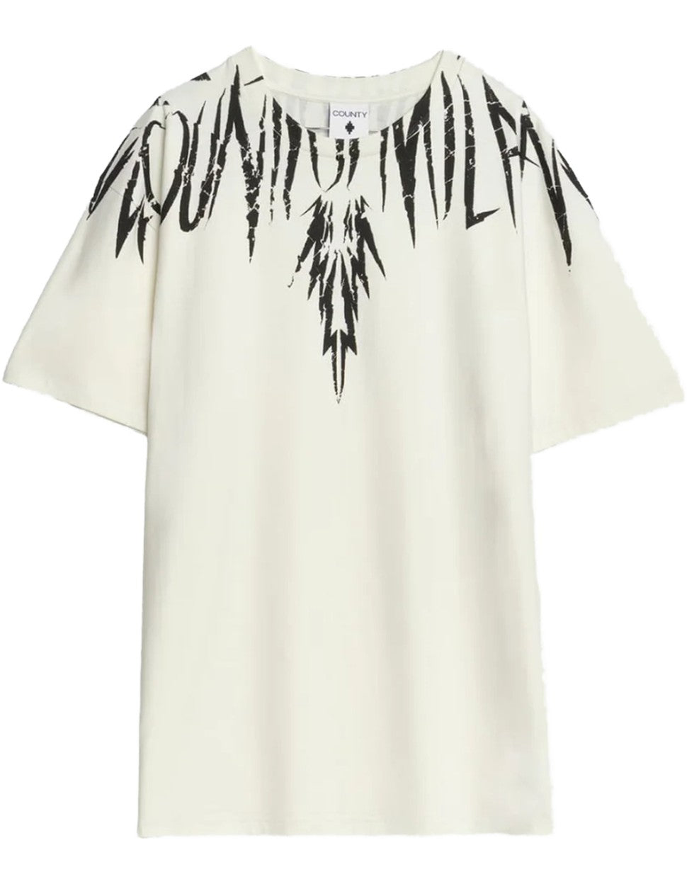 T-Shirt Ali Stampa Logo Bianco