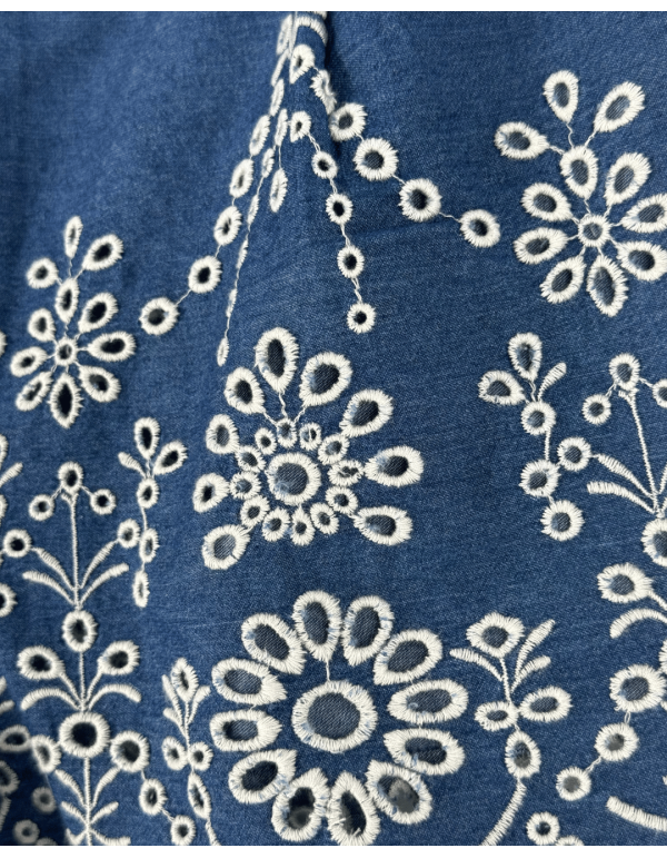 Pantaloncini Donna Amani Chambray M Morris Flower Blu