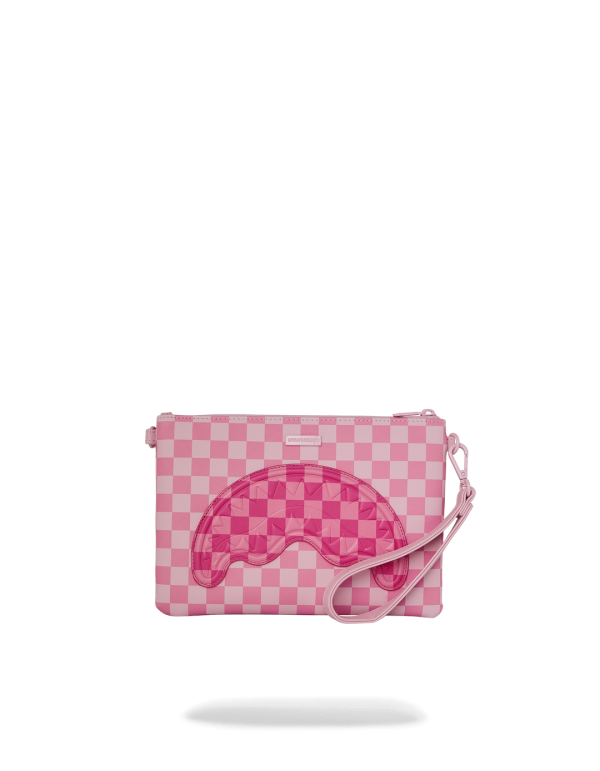 PochettePink Sip Patch Crossbody Pouchette China
