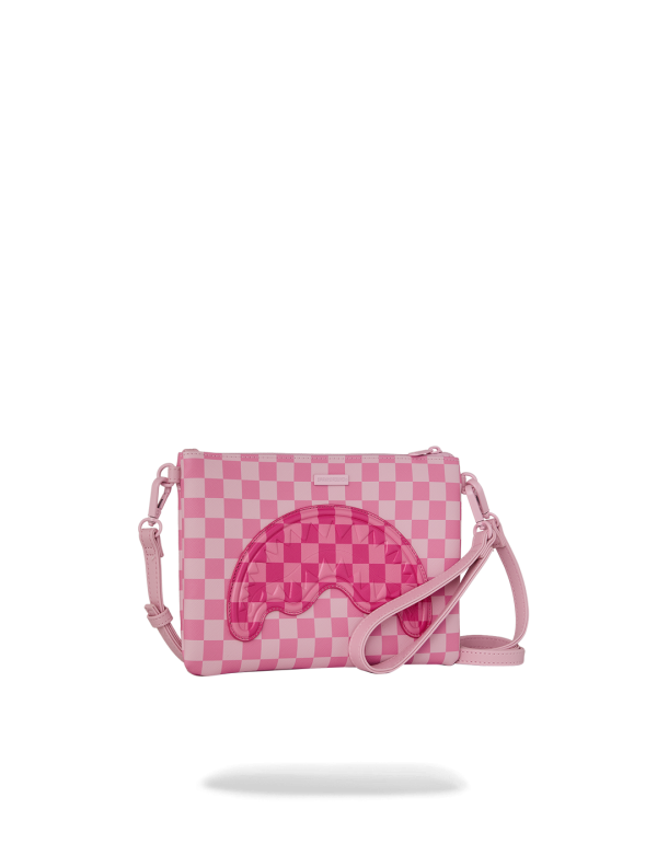 PochettePink Sip Patch Crossbody Pouchette China