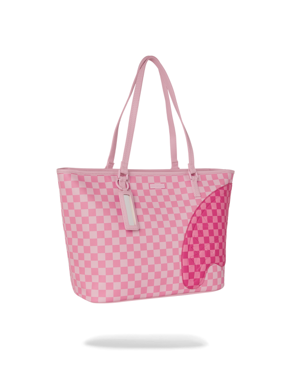 Tote Bag Pink Sip Patch Pink