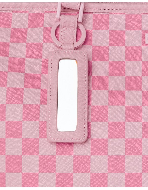 Tote Bag Pink Sip Patch Pink