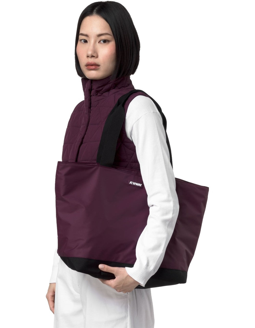 Tote Bag Clere Violet Mauve Wine