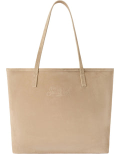 Borsa City Bag Suede Beige