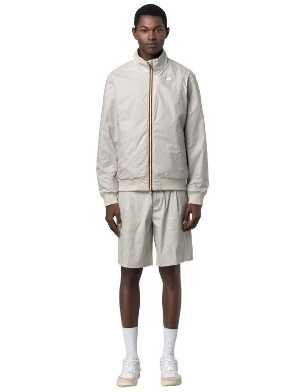 Giacca Arsene Cotton Double Brown Bistre - Beige Lt