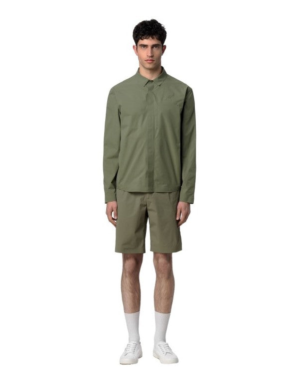 Giacca Overshirt Sharrie Tech Green Lichen