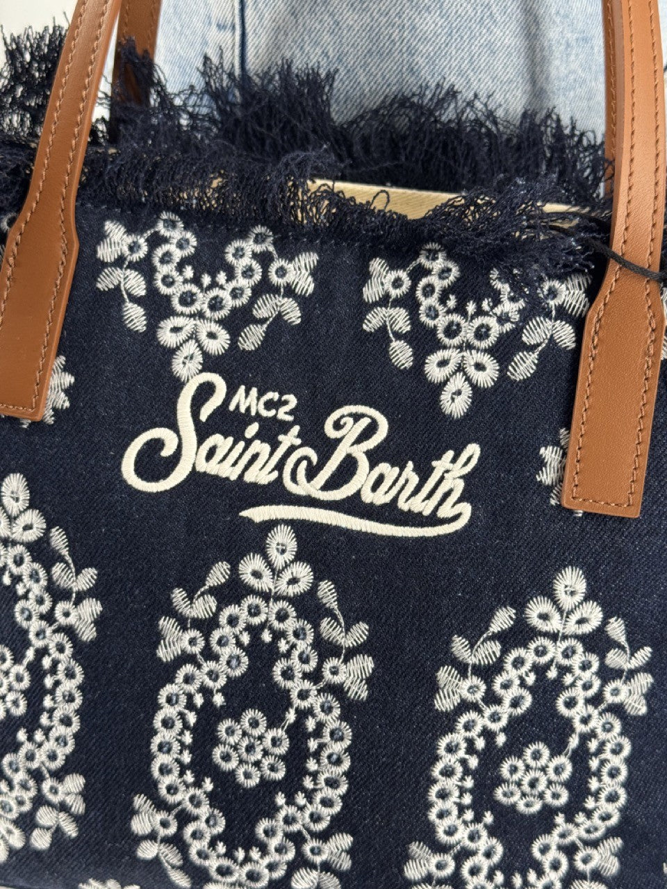 City Bag Mid Fringe Sangallo Denim